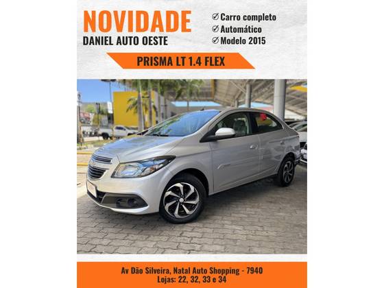 CHEVROLET PRISMA 1.4 MPFI LT 8V FLEX 4P AUTOMÁTICO CHEVROLET PRISMA 1.4 MPFI LT 8V FLEX 4P AUTOMÁTICO